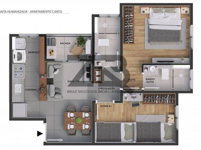Apartamento Pronto para Morar para Venda em Hortolândia - 4
