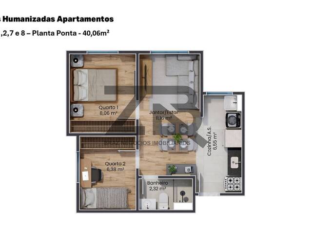 Apartamento na Planta para Venda em Hortolândia - 4